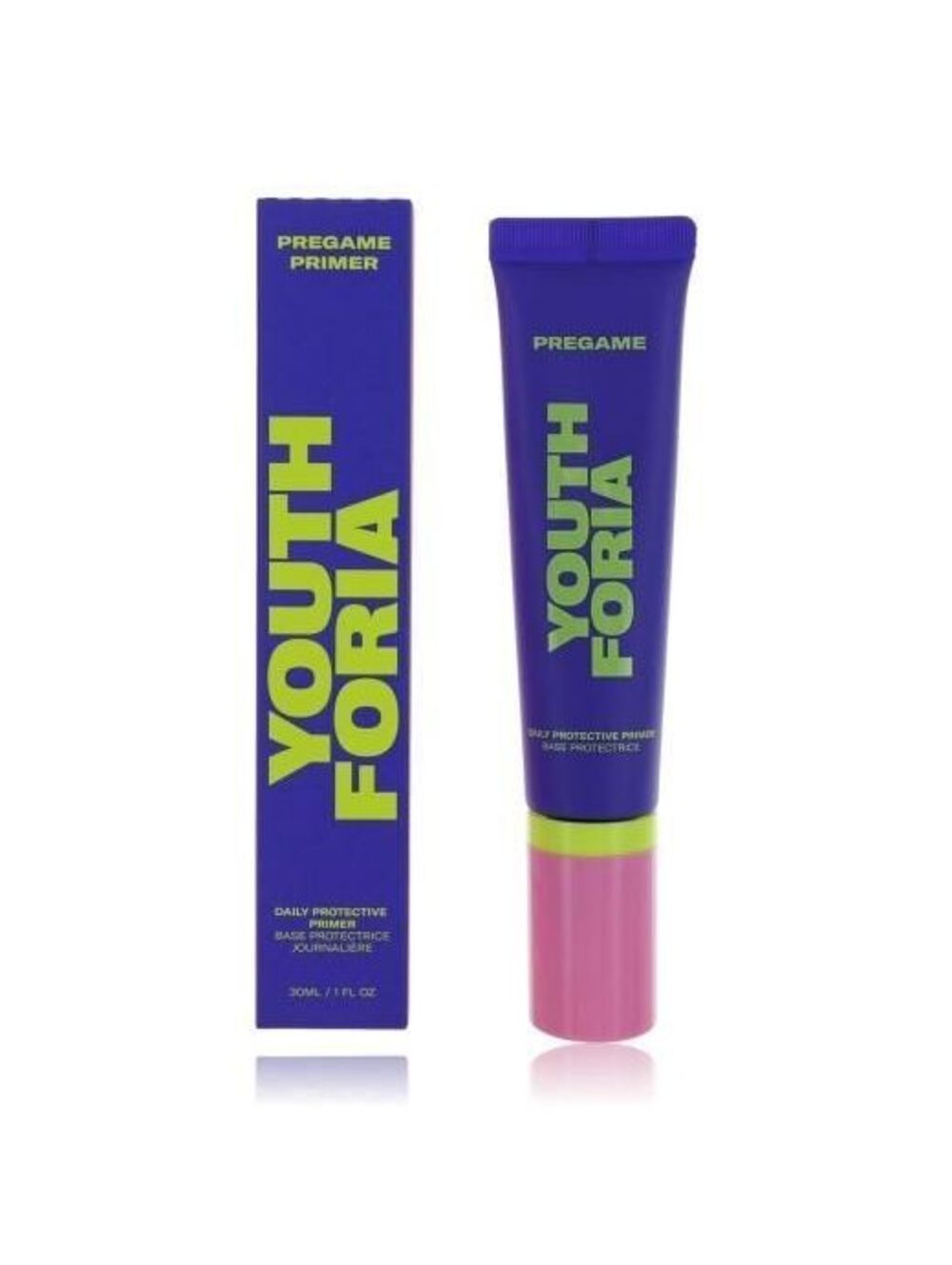 Pregame Primer By Youthforia, 1 Oz Daily Protective NEW in box (msrp $42.99)